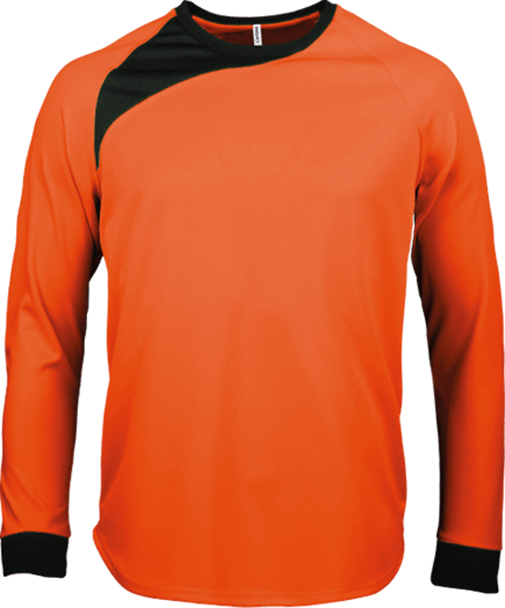 Maillot Gardien Manches Longues -Tunetoo Fluorescent Orange / Black