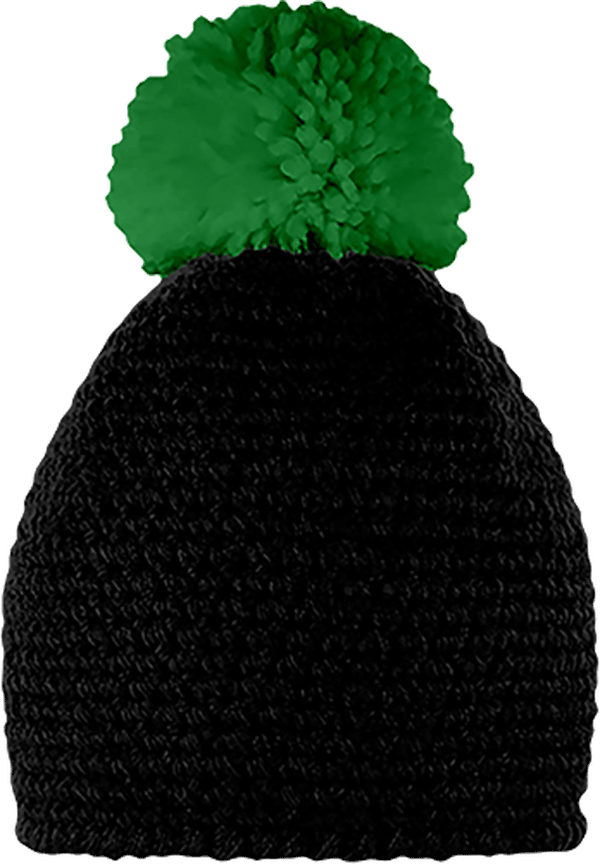 09p50 bonnet beanie slopeside plexus Black / Kelly Green