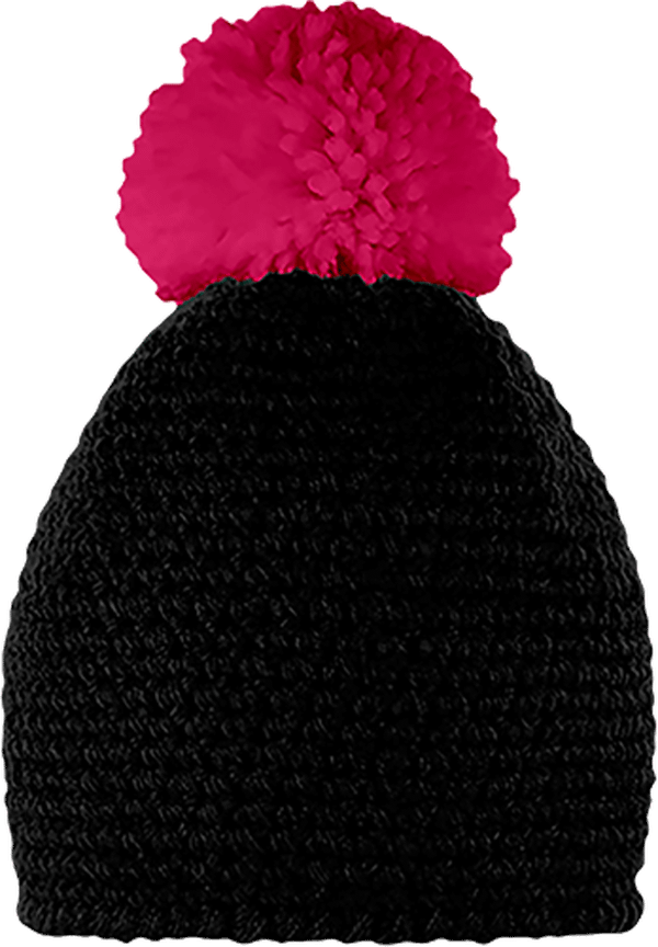 09p50 bonnet beanie slopeside plexus Black / Fushia