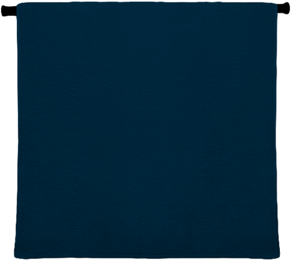 Serviette De Bain Microfibres Brodée Navy