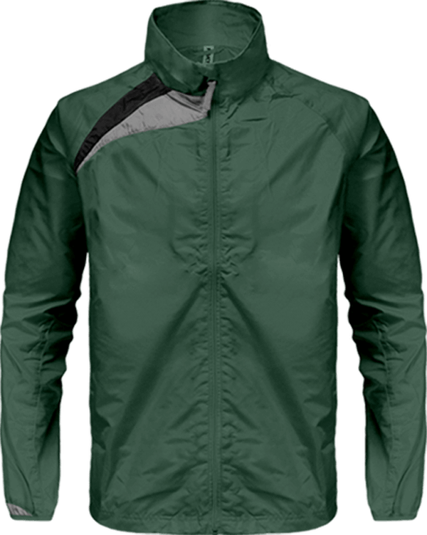 04e72 coupe vent sport tricolore homme plexus Dark Green / Black / Storm Grey
