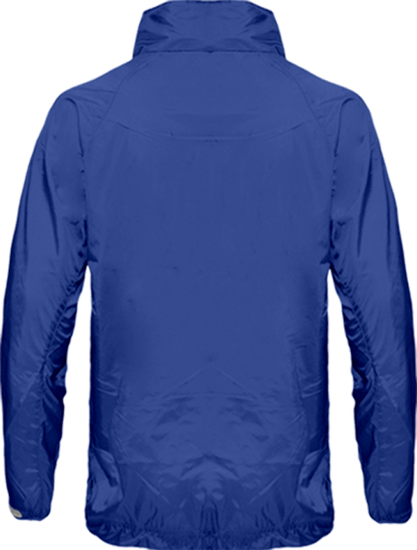 04e72 coupe vent sport tricolore homme dos Sporty Royal Blue / Black / Storm Grey