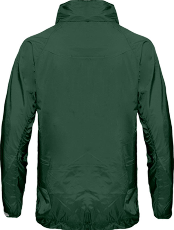 04e72 coupe vent sport tricolore homme dos Dark Green / Black / Storm Grey