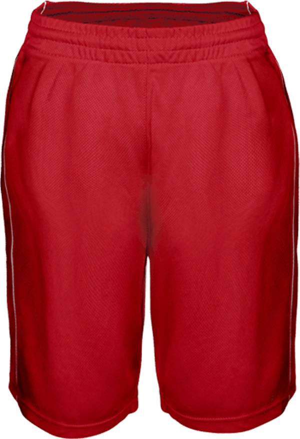 04m65 short de basketball femme dos Sporty Red