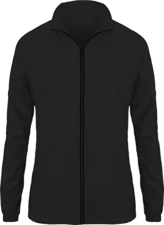 Customizable Women's Tracksuit Jacket Black