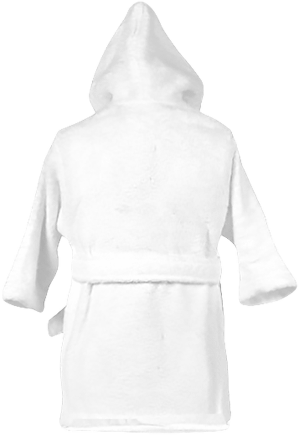 01g peignoir bebe a capuche dos BLANC