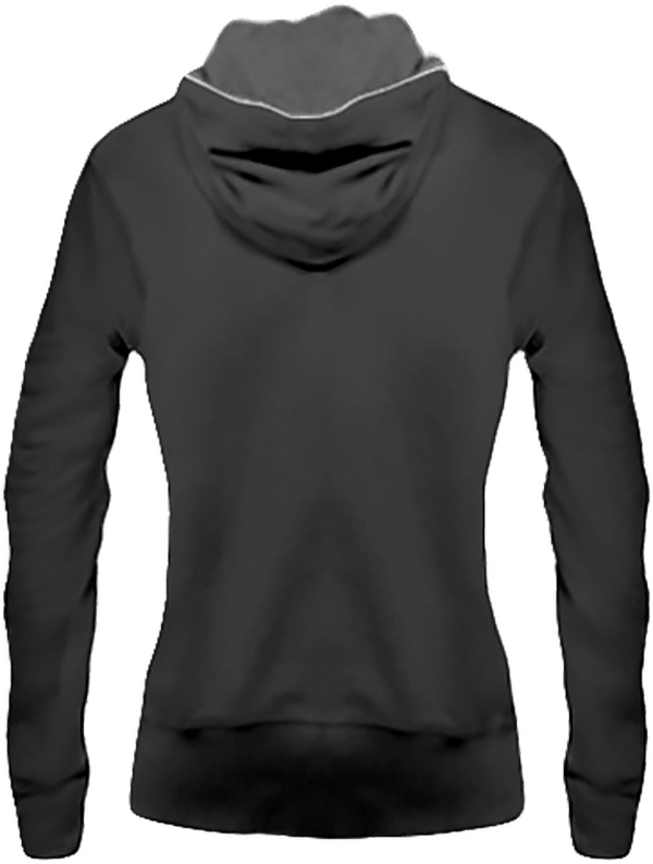 06d sweat shirt zippe vintage femme dos Vintage Charcoal