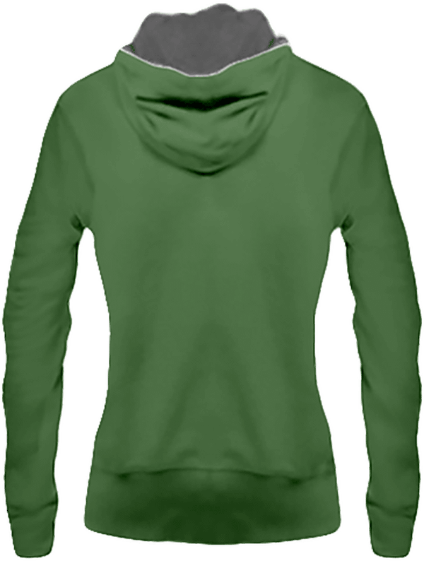 06d sweat shirt zippe vintage femme dos Vintage Green
