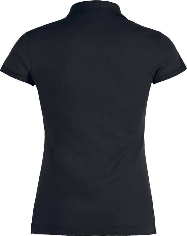 07j polo femme manches courtes bio dos Black