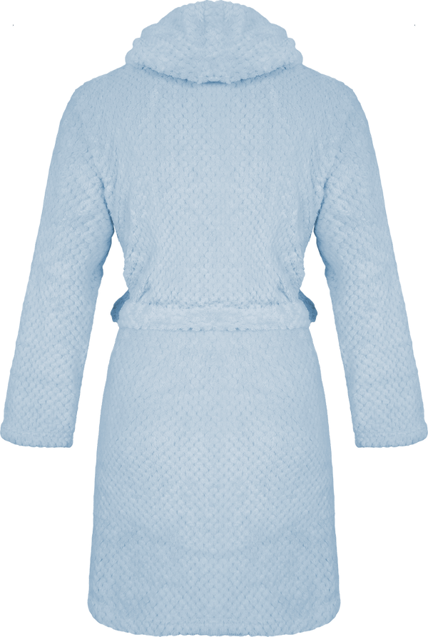 Peignoir Femme  Plaid Effet Corail Personnalisé DuckEgg