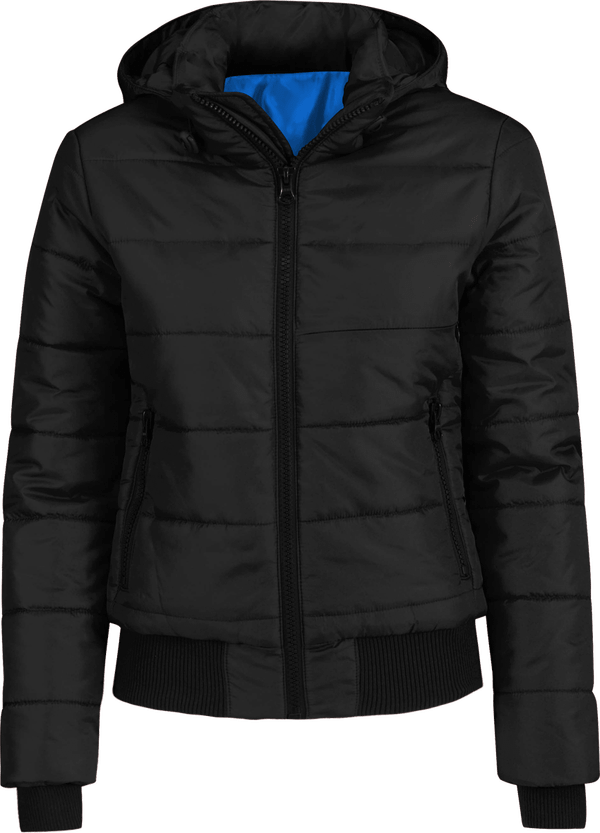 Doudoune Femme Personnaliser À Votre Image ! Black / Cobalt Blue Lining