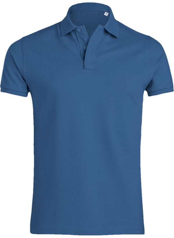 07d polo homme manches courtes bio plexus Royal Blue