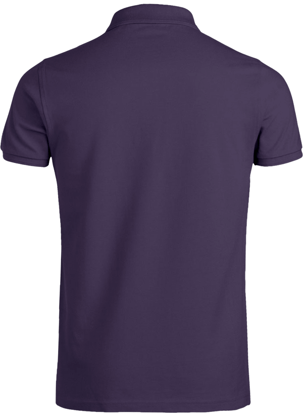 07d polo homme manches courtes bio dos Plum