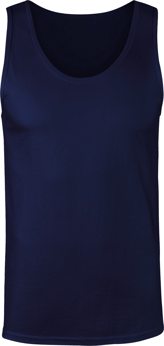 Sleeveless Top Men softstyle | Tunetoo Navy