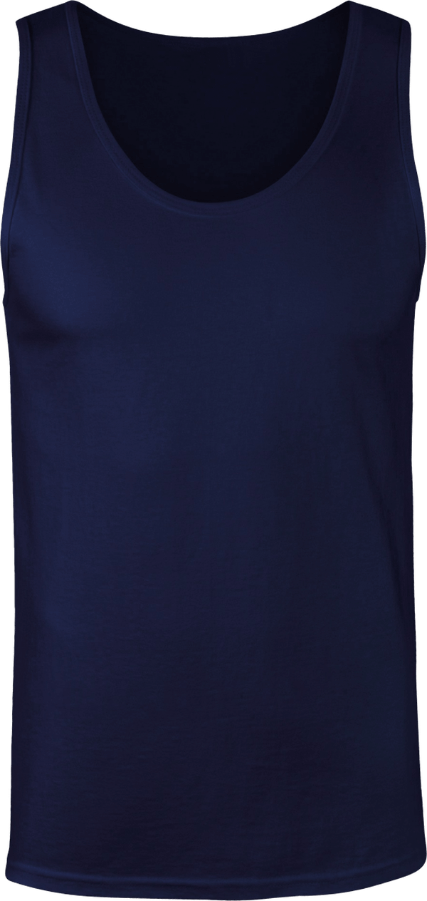 Sleeveless Top Men softstyle | Tunetoo Navy