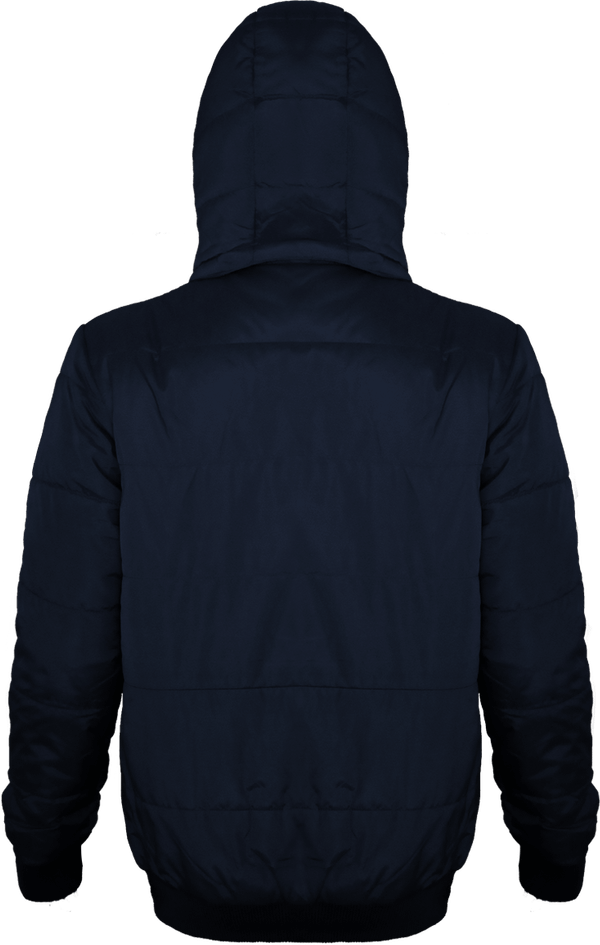 Doudoune bombers homme superhood dos Navy / Neon Green Lining