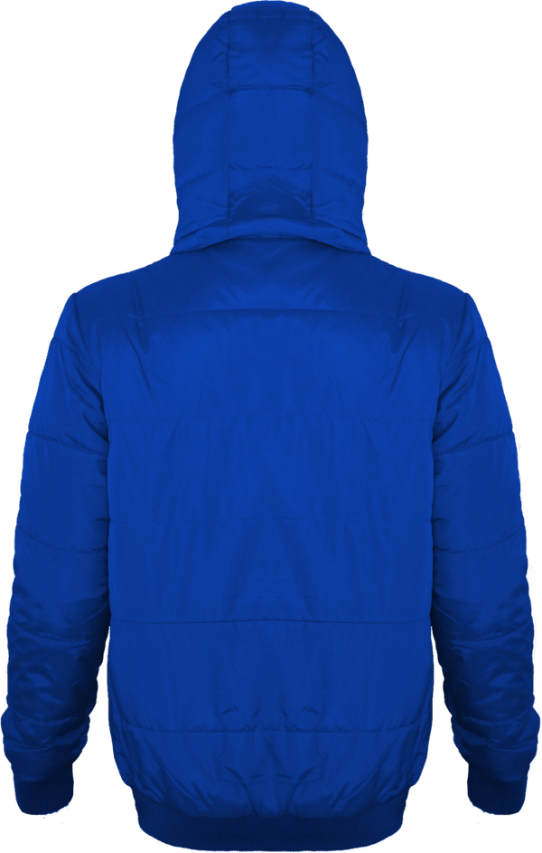 Doudoune bombers homme superhood dos Royal Blue / Neon Orange Lining