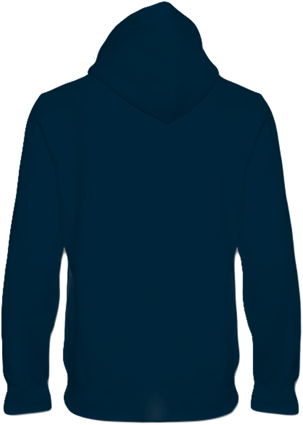 06a sweat shirt a capuche lourd unisexe dos Navy