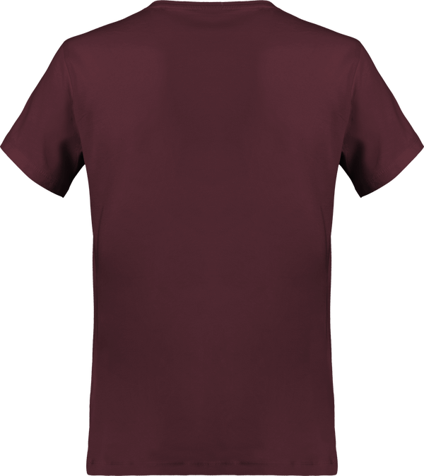 Tee shirt col v homme stanley relaxes dos Burgundy