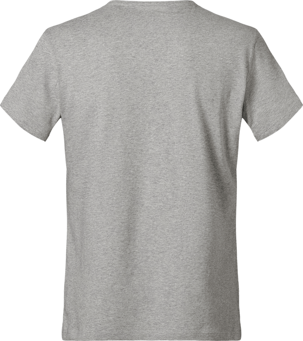 Tee shirt col v homme stanley relaxes dos Heather Grey