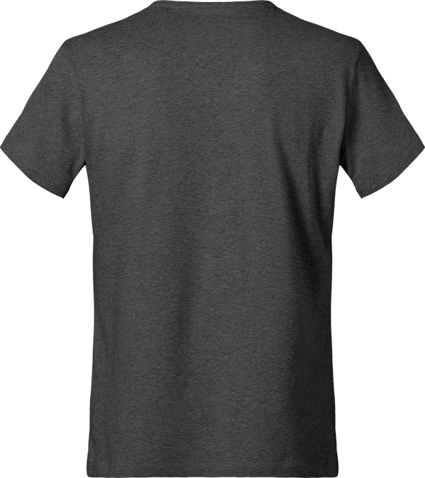 Tee shirt col v homme stanley relaxes dos Dark Heather Grey