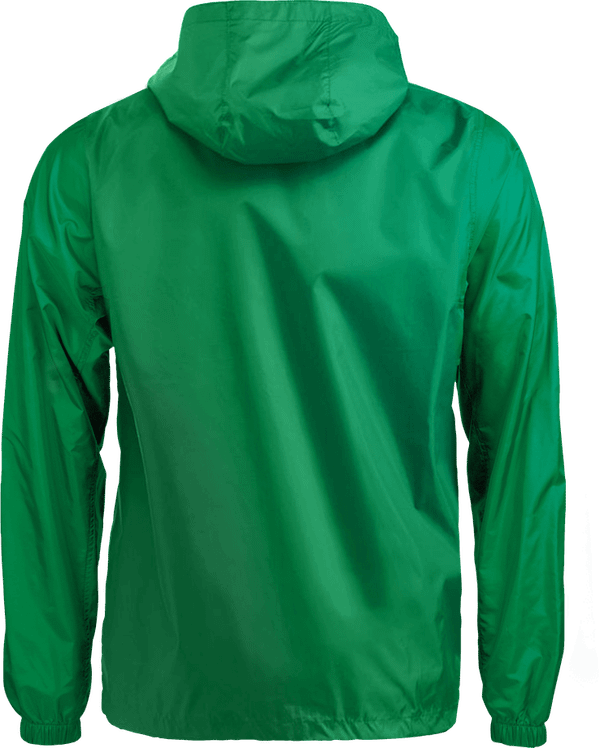 Coupe vent 1 4 zip non double kariban dos Kelly Green / White