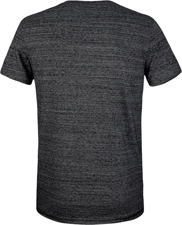 T shirt homme stanley hips dos Slub Heather Steel Grey