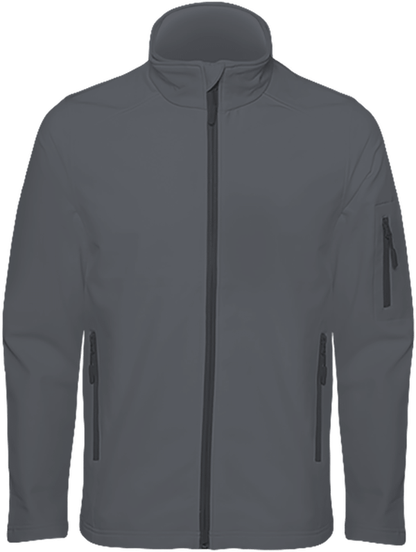 Customizable Men's Softshell Jacket With Tunetoo Titanium