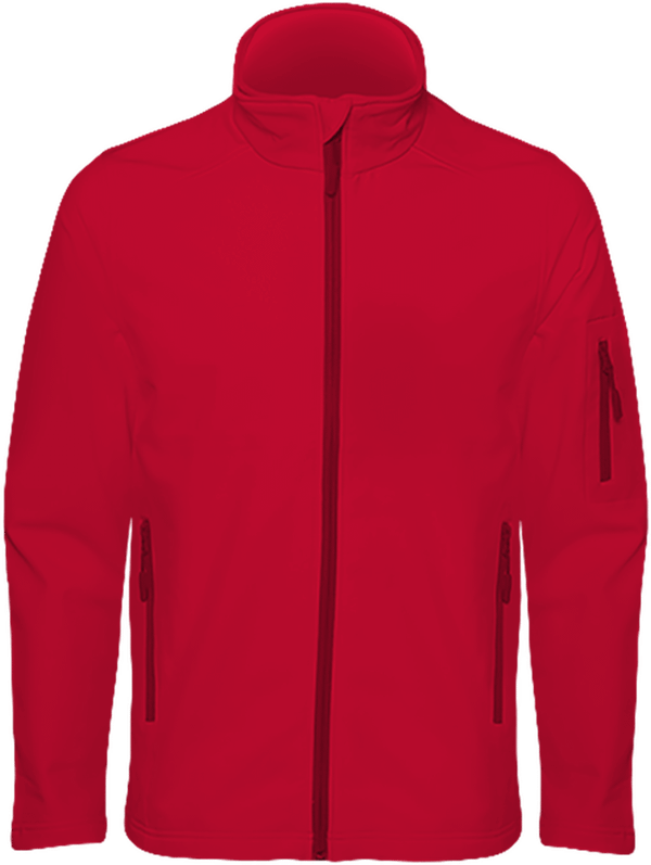 Veste Softshell Homme Personnalisable Avec Tunetoo Red