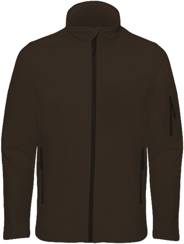 Veste Softshell Homme Personnalisable Avec Tunetoo Dark Chocolate