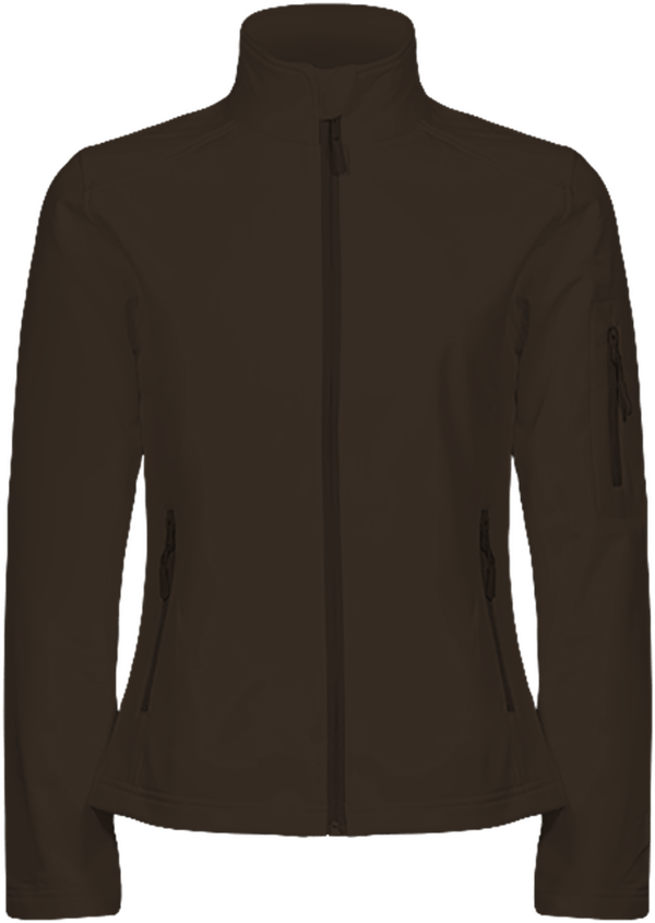 Veste Softshell Femme Personnalisable Avec Tunetoo Dark Chocolate