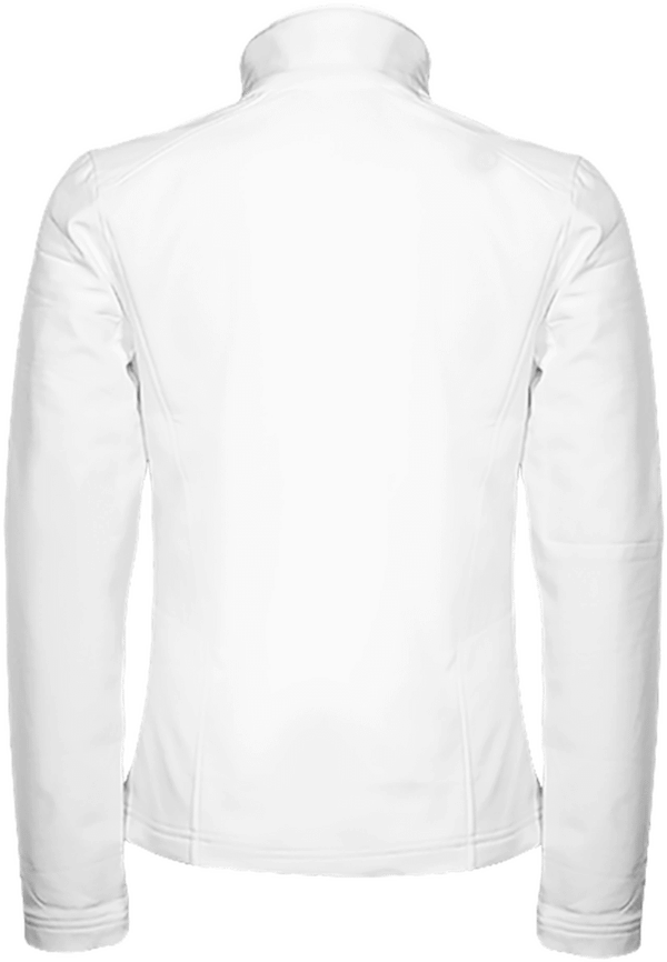 Veste softshell classique femme dos White