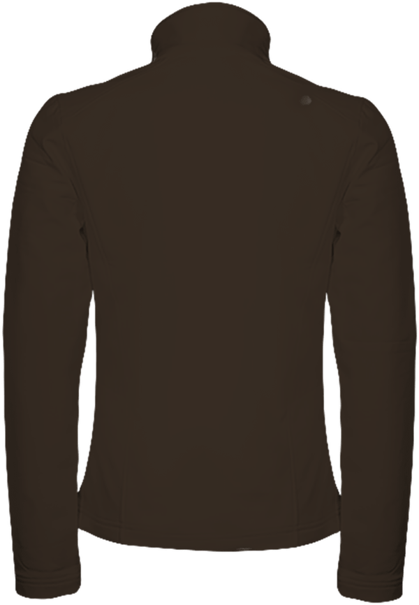 Veste softshell classique femme dos Dark Chocolate