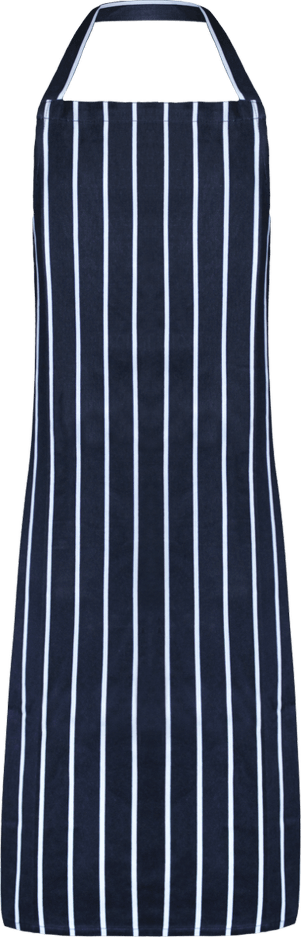 Tablier De Cuisine Rayé Personnalisé Navy / White