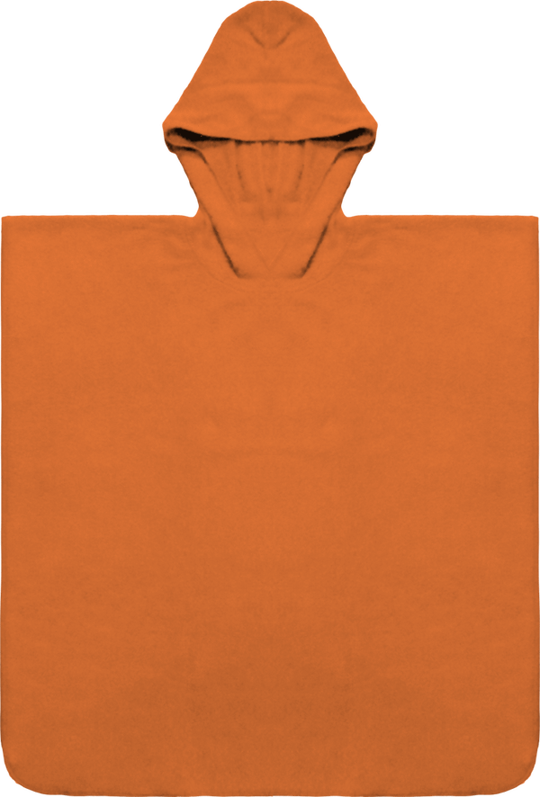 Poncho En Éponge Enfant À Personnaliser  MANDARINE