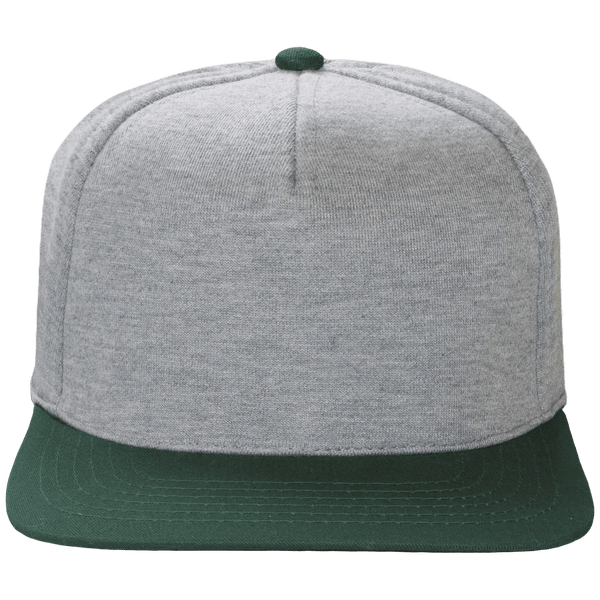 Casquette snapback jersey plexus Heather Grey / Bottle Green