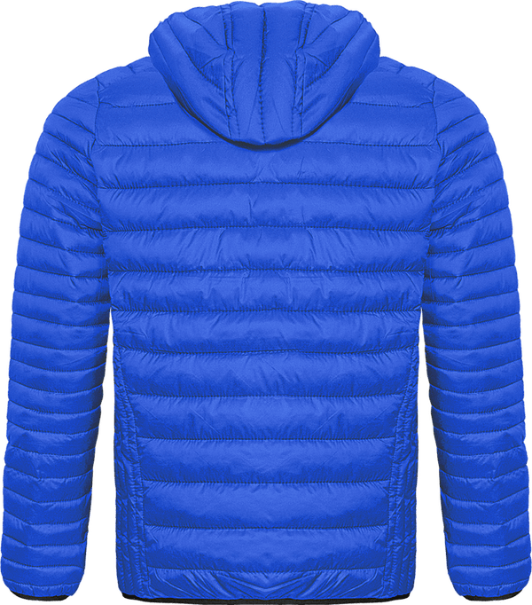 Doudoune legere a capuche homme dos Light Royal Blue