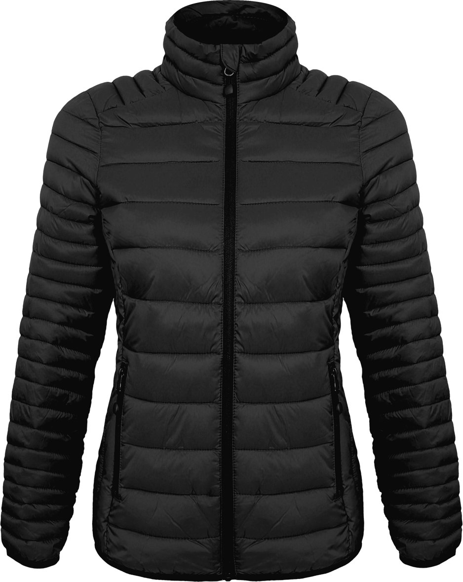 Customizable Lightweight Women's Down Jacket Black