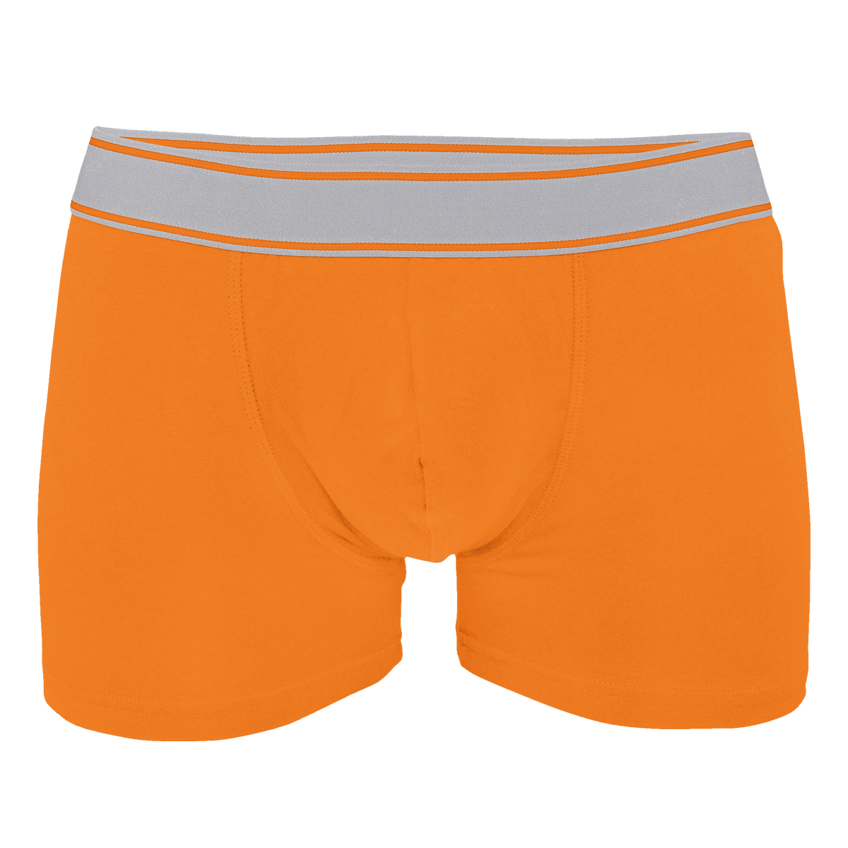 Boxer Homme Personnalisable  Orange