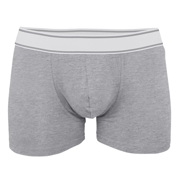 Personalisierbare Herren-Boxershorts Oxford Grey