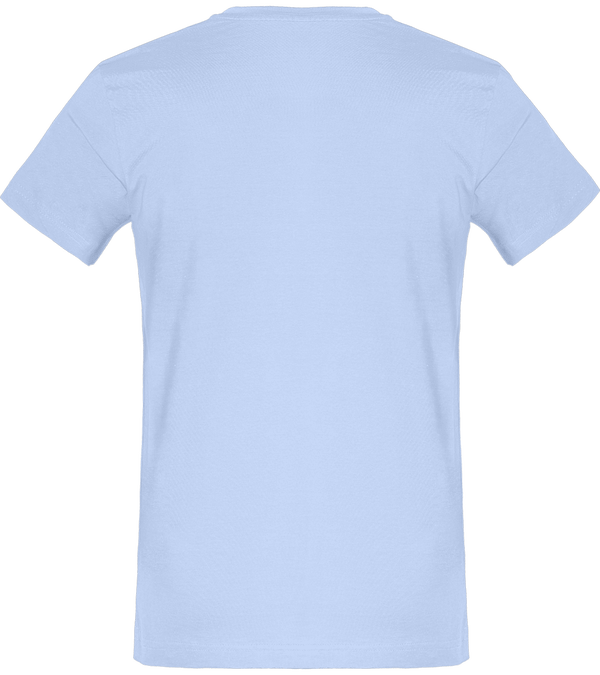 T shirt homme 180g dos Sky Blue