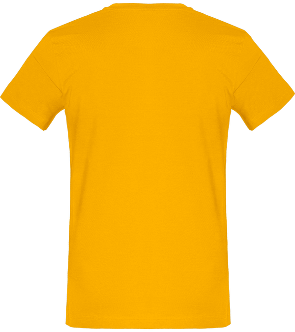 T shirt homme 180g dos Yellow