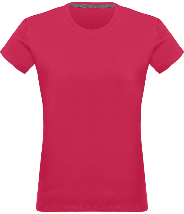 Tee-Shirt Femme 180Gr Fuchsia