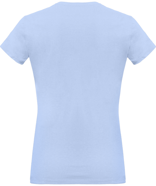 T shirt femme 180g dos Sky Blue