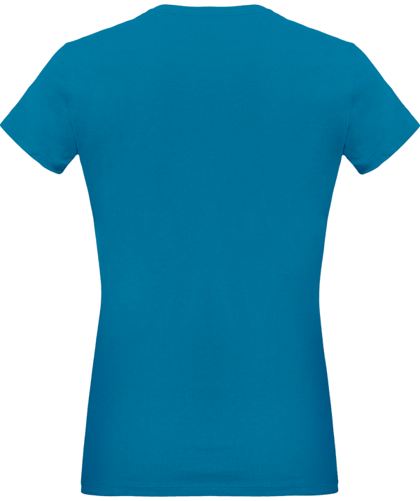 T shirt femme 180g dos Tropical Blue