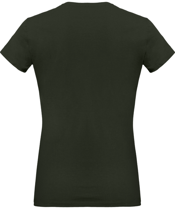 T shirt femme 180g dos Dark Khaki