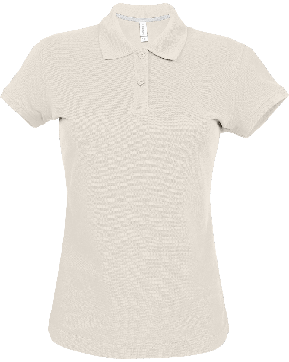 Custom Thick Women's Polo Light Sand