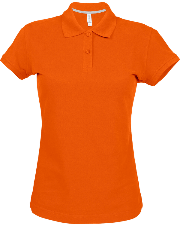 Dickes Personalisiertes Damen-Polo Orange