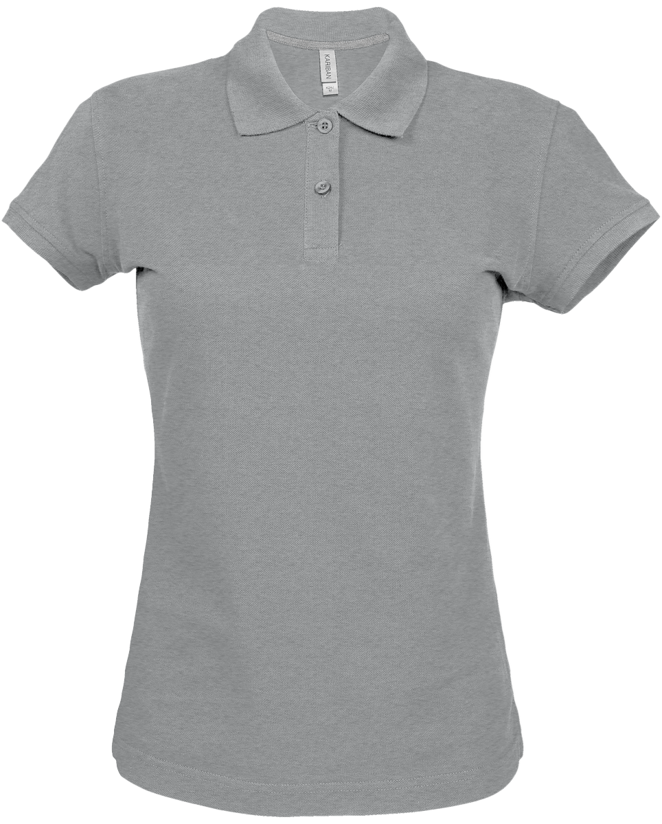 Personalised Thick Woman Polo Oxford Grey