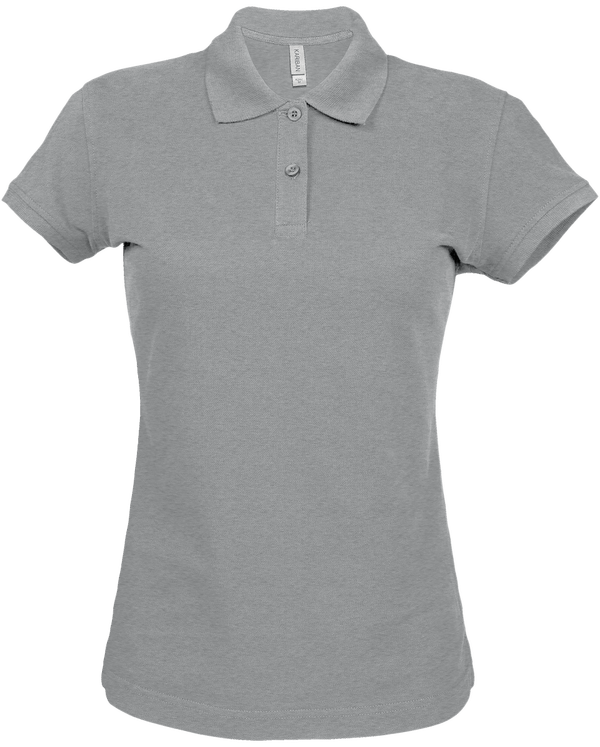 Dickes Personalisiertes Damen-Polo Oxford Grey